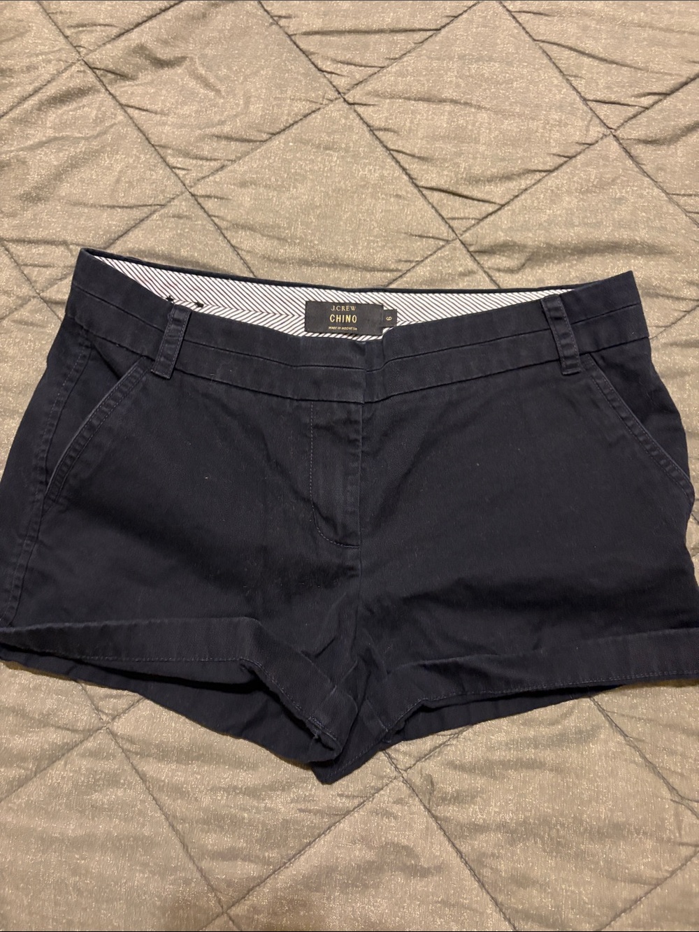 J. Crew Navy Chino Women's Shorts